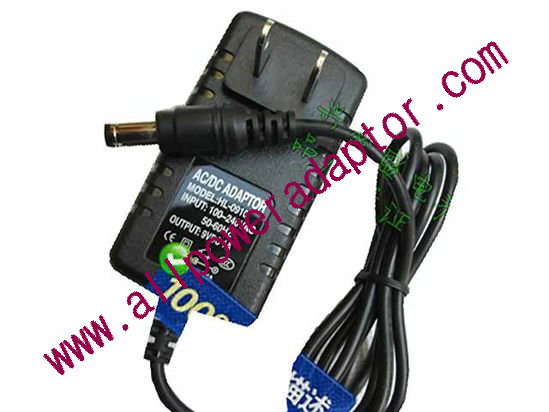 AOK AC Adapter 5V-12V 9V 1A, 5.5/2.5mm, US 2-Pin, New, 37 - Click Image to Close