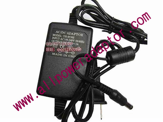 OEM Power AC Adapter - Compatible YH-0530S, 5V 3A, Barrel 5.5/2.5mm - Click Image to Close