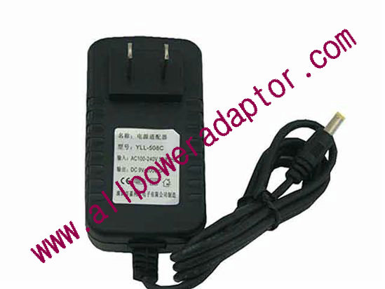 OEM Power AC Adapter - Compatible YLL-508C, 9V 2A 4.0mm, US 2-Pin, New - Click Image to Close