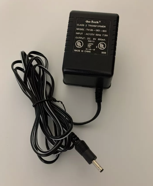 *Brand NEW*Genuine Original On-Tech T4126-06D-600 Class 2 Transformer 6V 600mA AC Adapter Power Supply