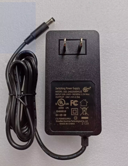 *Brand NEW*24V 2.5A AC/DC Adapter sunshiny XSI-2402500HUS Power Supply