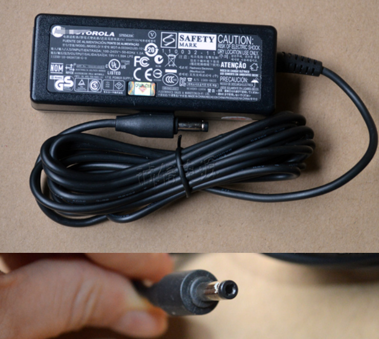 *Brand NEW*Genuine Motorola 19V 1.58A 30W AC Adapter MOT-A-0030ADU00-101 493092-002 Power Supply - Click Image to Close