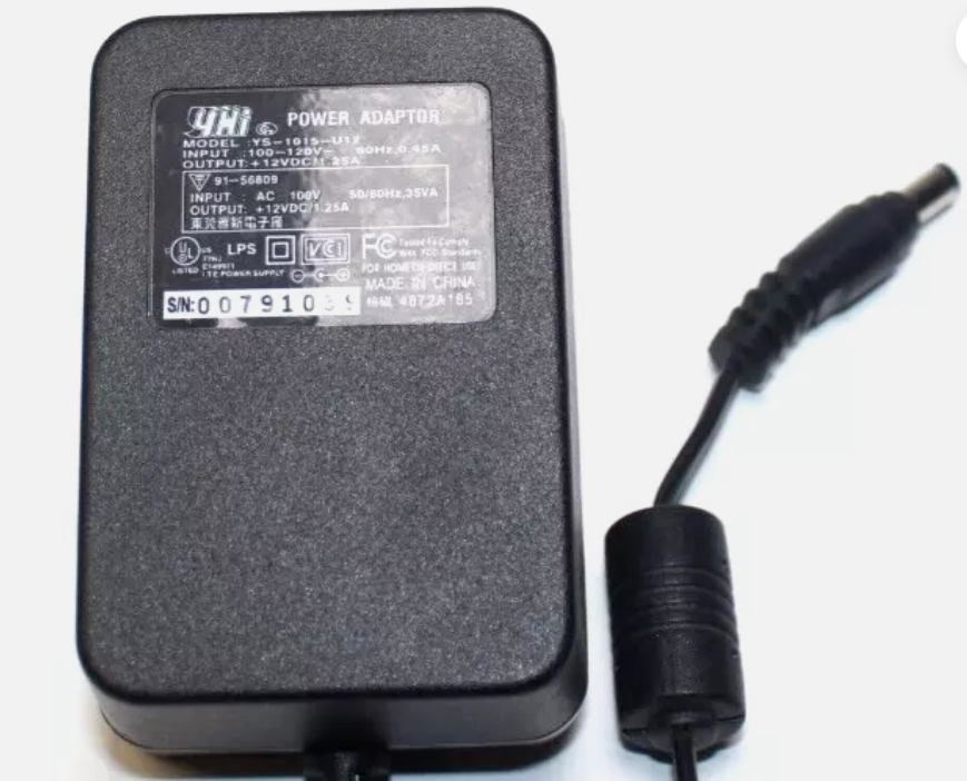 *Brand NEW*YHI YS-1015-U12 Output 12V DC 1.25A AC Adapter Power Supply