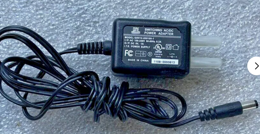 *Brand NEW*GME Switching 5V 1A AC/DC Adapter G051U-050100-1 Power Supply