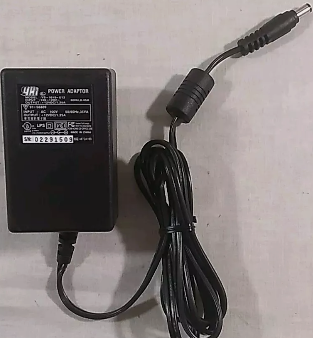 *Brand NEW*YHI YS-1015-U12 Output 12VDC 1.25A AC Adapter Charger Power Supply