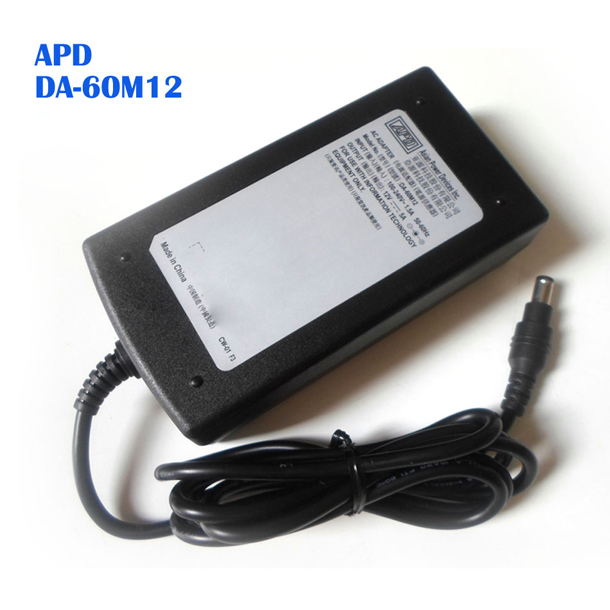 *Brand NEW*Genuine APD 12V 5A AC Adapter DA-60M12 Charger 5.5*2.1mm Power Supply