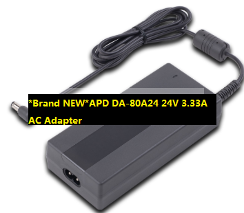 *Brand NEW*APD DA-80A24 24V 3.33A AC Adapter - Click Image to Close