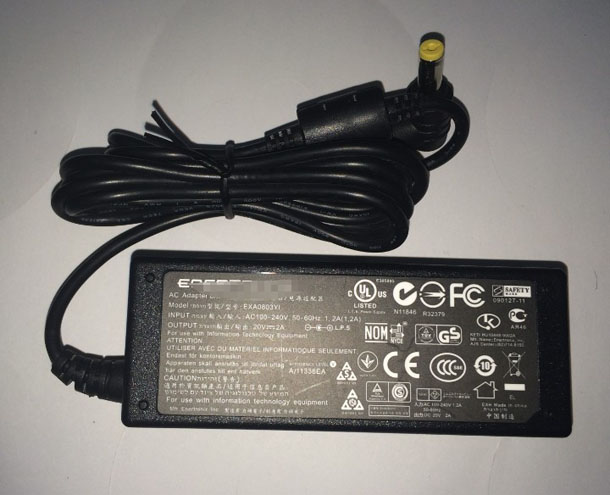 *Brand NEW*ENERTRONIX EXA0803YI 20V 2A 40W AC Adapter Power Supply - Click Image to Close