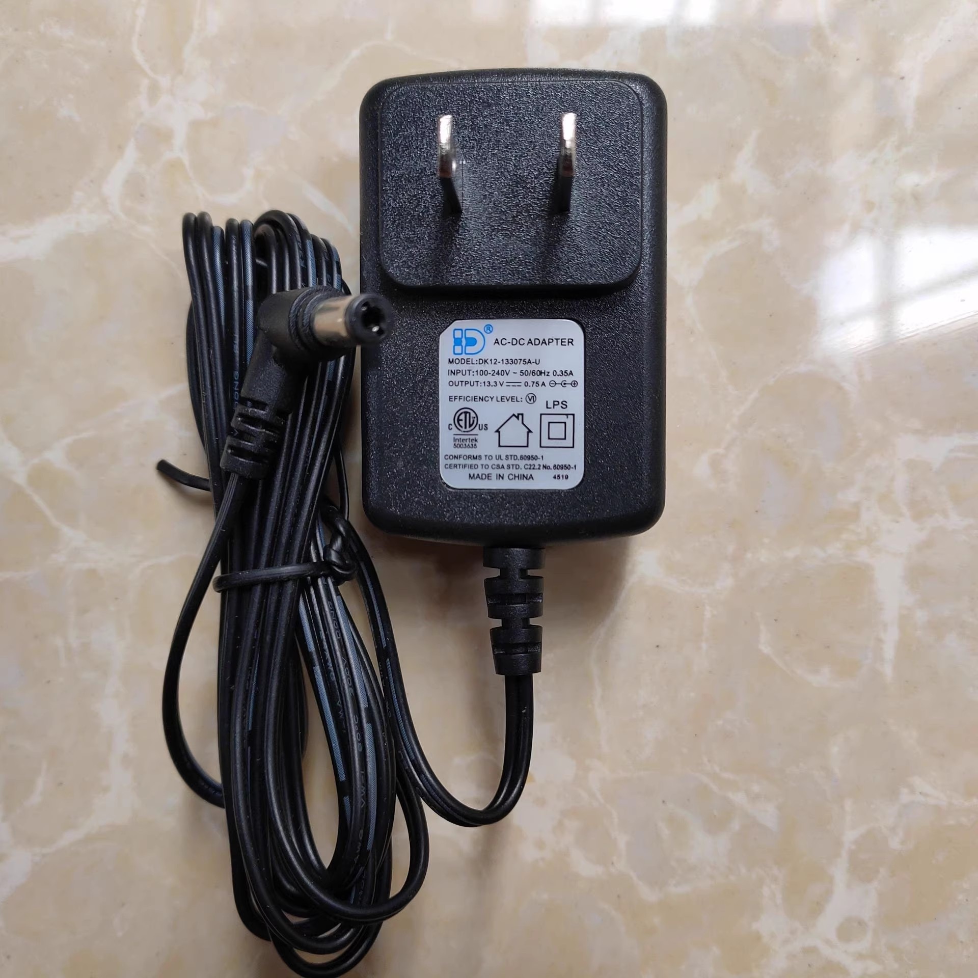 *Brand NEW* POWER Supply 13.3V 0.75A AC DC ADAPTHE DK12-133075A-U