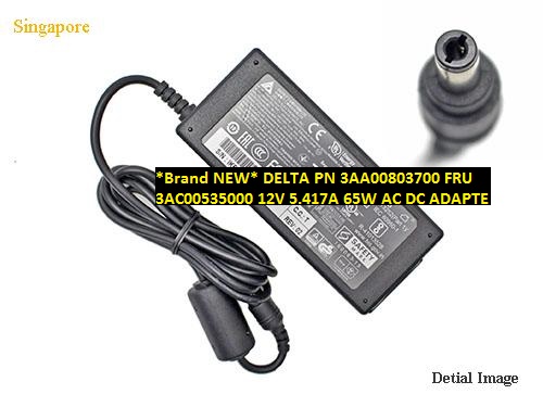 *Brand NEW* 12V 5.417A 65W AC DC ADAPTE DELTA PN 3AA00803700 FRU 3AC00535000 POWER SUPPLY