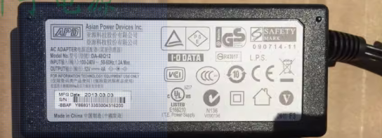 *Brand NEW* 12V 4A AC ADAPTER APD DA-48Q12 IO-DATA Power Supply