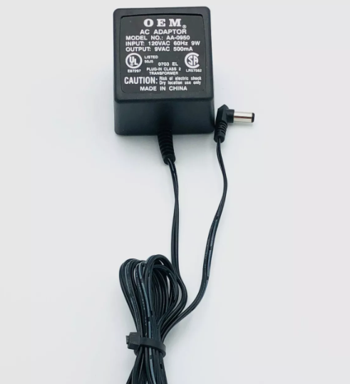 *Brand NEW*Genuine OEM AA-0950 9V 500mA AC Adapter Plug-In Class 2 Transformer Power Supply