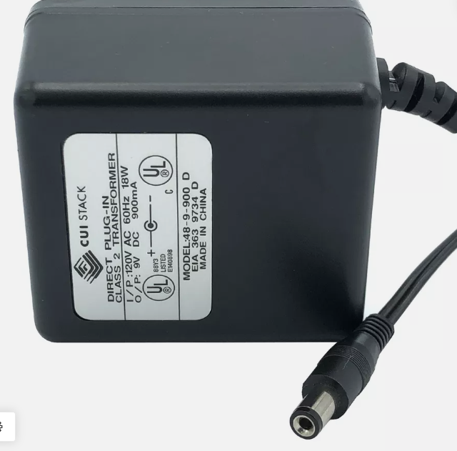 *Brand NEW*Genuine 8W CUI Stack Direct Plug-IN 9V 0.9A AC Wall Adapter 48-9-900 D Power Supply