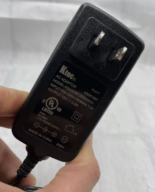 *Brand NEW*KTEC 12V 2.5A AC/ADAPTER Unit KSAS0361200250HU Power Supply - Click Image to Close