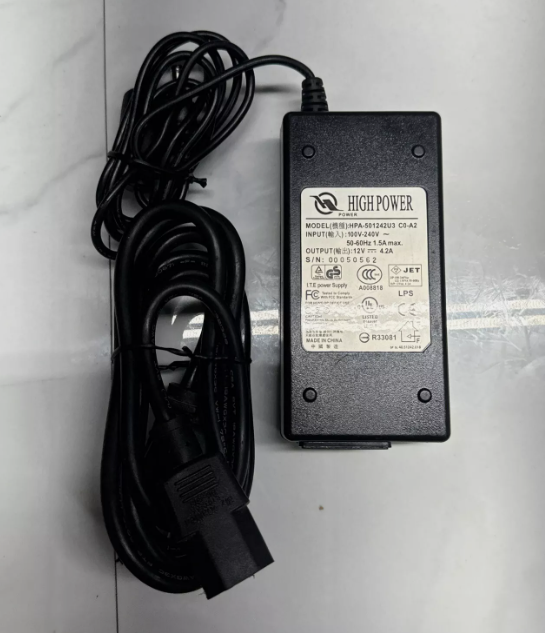 *Brand NEW*Genuine High Power 12V 4.2A AC Adapter HPA-501242U3 Power Supply