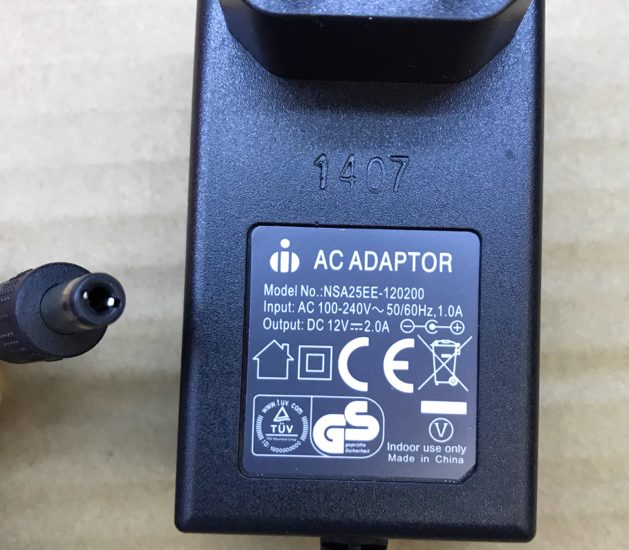 *Brand NEW*JQH 12V2A/12V2000mA AC Adapter NSA25EE-120200 LED/CCTV Power Supply