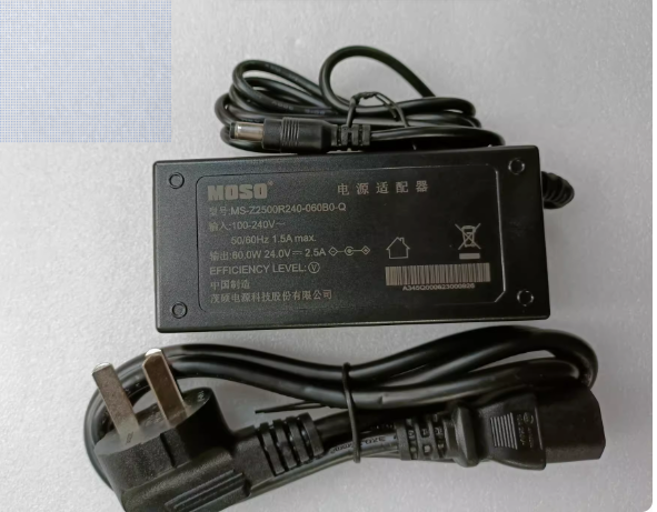 *Brand NEW*MOSO MS-Z2500R240-060B0-Q 24V 2.5A 60W AC/DC Adapter Power Supply