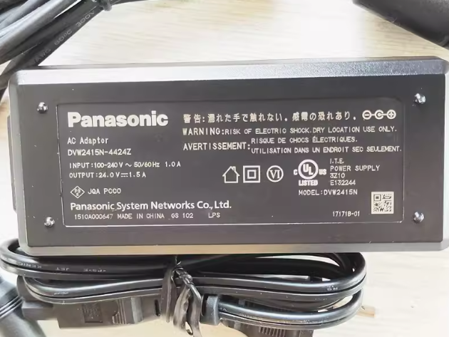 *Brand NEW* Panasonic DVW2415N-4424Z 24V 1.5A AC/DC Adapter Power Supply - Click Image to Close