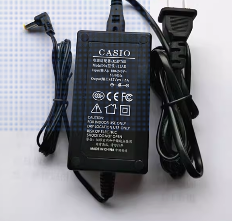 *Brand NEW*CASIO WK-3300 3500 3800 8000 12V 1.5A AC Adapter Power Supply