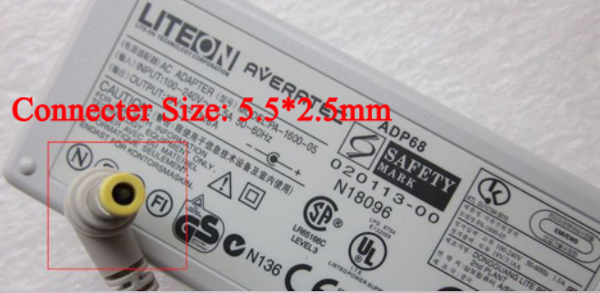 *Brand NEW*Liteon 19V-3.16A laptop AC Adapter PA-1600-05 Power Supply - Click Image to Close