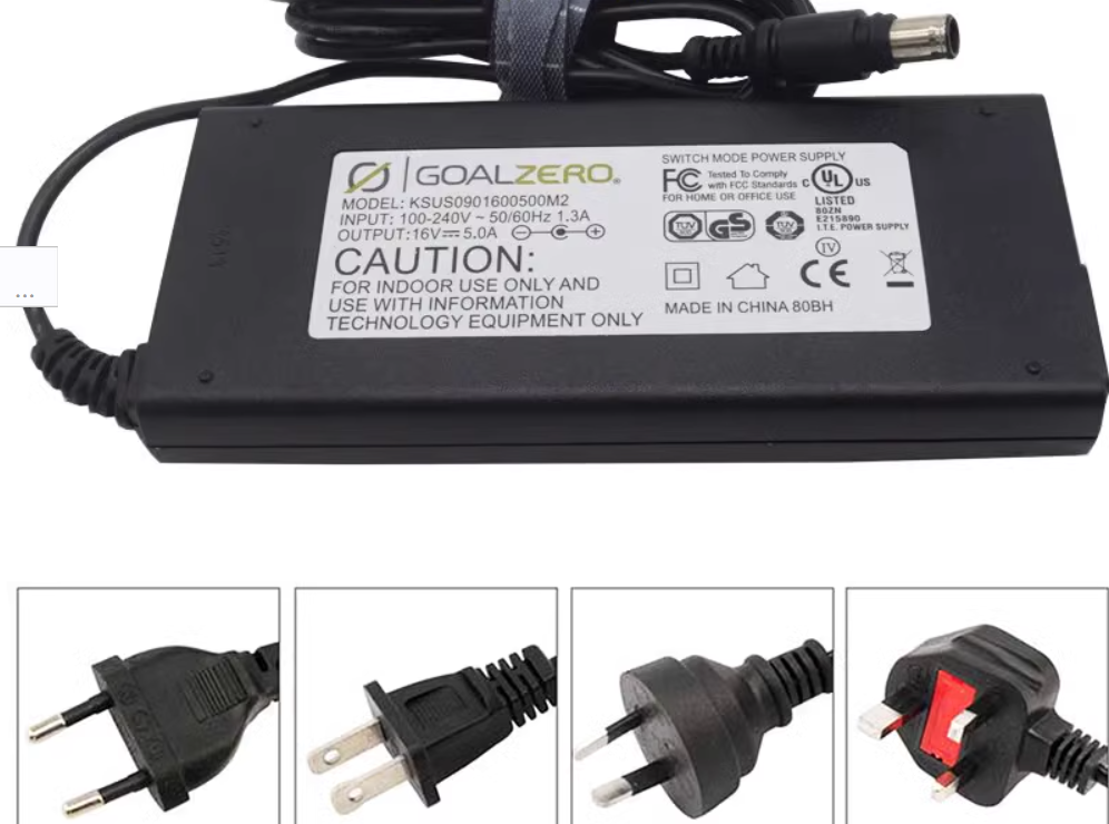 *Brand NEW*goalzero KSUS0901600500M2 16V 5A AC ADAPTER Power Supply