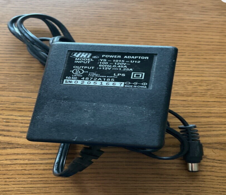 *Brand NEW* YHi 12V 1.25A AC DC Adapter for YS-1015-U12 Power Supply - Click Image to Close