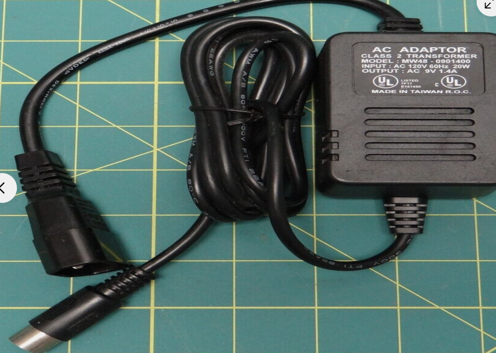 *Brand NEW*MW48-0901400 Class 2 Transformer 9V 1.4A AC Adapter 4-Pin DIN Barrel Plug Power Supply