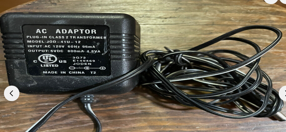 *Brand NEW*Genuine Joden JOD-41U-12 120vac - 6vdc 800ma AC Adapter Charger Power Supply