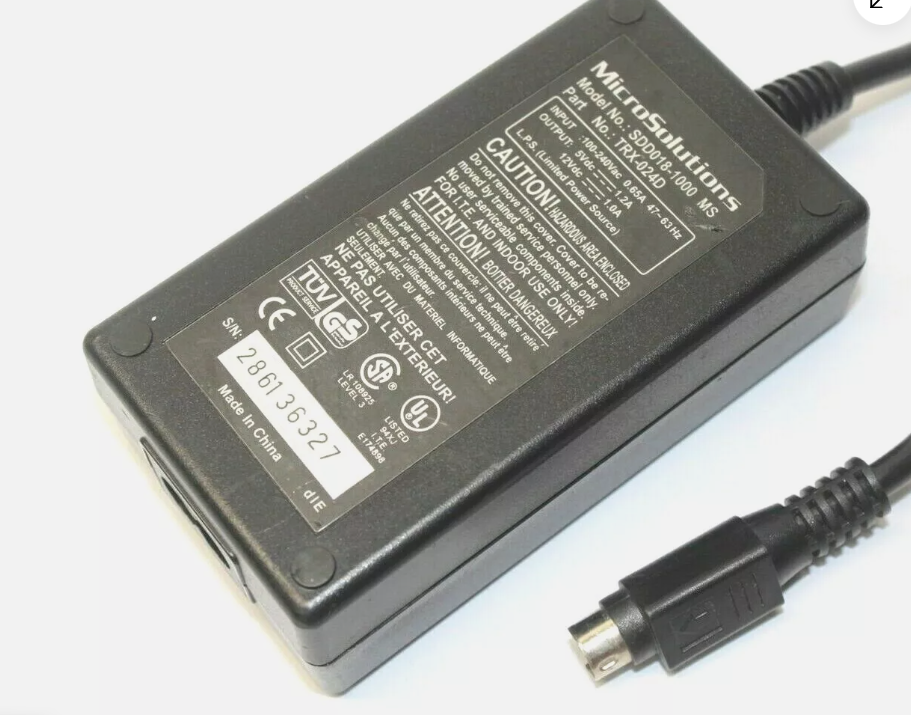 *Brand NEW*MicroSolutions SDD018-1000 MS DC 5V/12V 1.2A/1.0A AC Adapter Power Supply