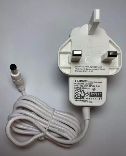 *Brand NEW*HUAWEI HW-120100B01 12V 1A AC-DC Switching Adaptor Power Supply White 5.5mm x 2.1mm