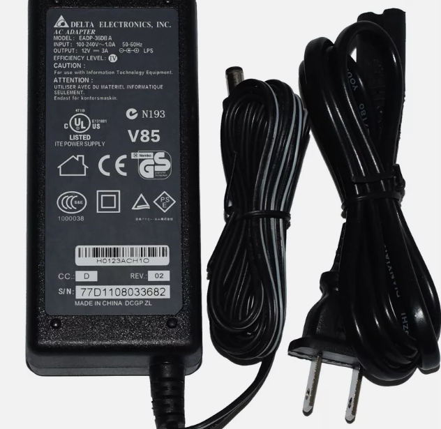 *Brand NEW*Delta 12V 3A AC DC Adapter EADP-36DB A Power Supply