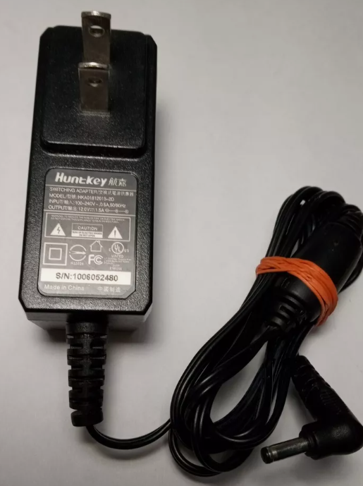 *Brand NEW*Genuine Huntkey HKA01812015-2D 12.0V 1.5A AC/DC Adapter Power Supply