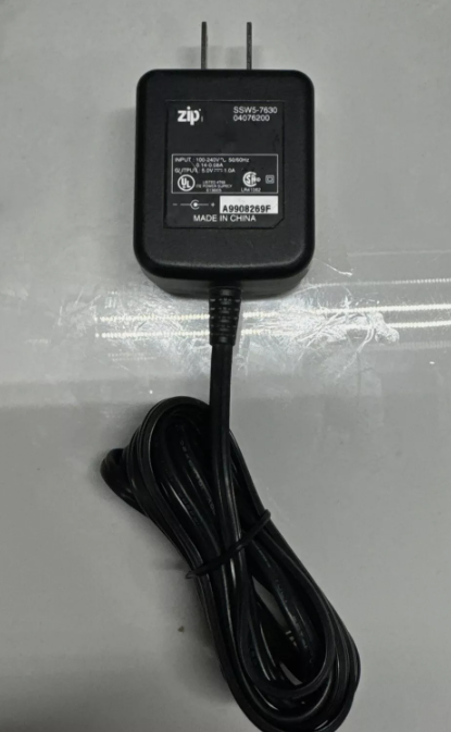 *Brand NEW*Zip I.T.E. 5V 1A AC ADAPTER Model SSW5-7630 Tested Power Supply