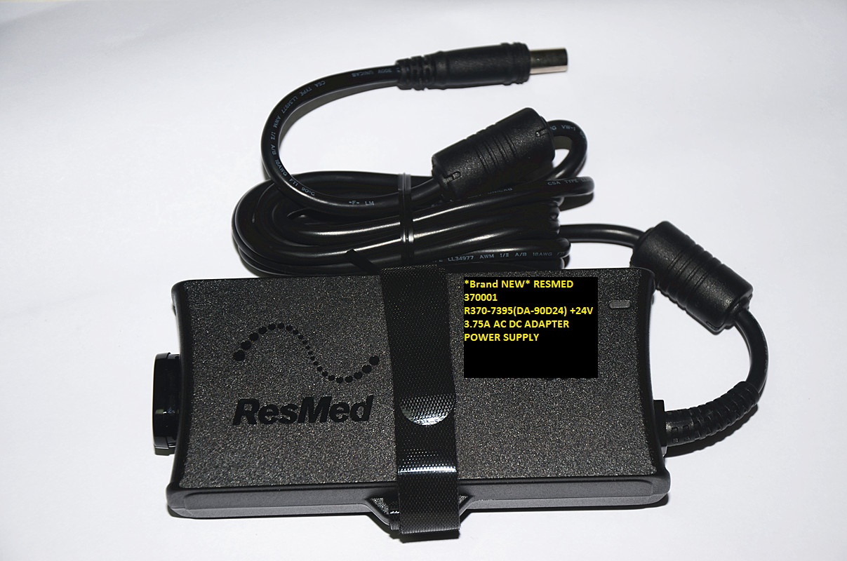 *Brand NEW* RESMED 370001 R370-7395(DA-90D24) +24V 3.75A AC DC ADAPTER POWER SUPPLY