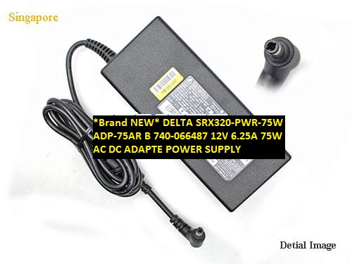 *Brand NEW* 12V 6.25A 75W AC DC ADAPTE DELTA SRX320-PWR-75W ADP-75AR B 740-066487 POWER SUPPLY