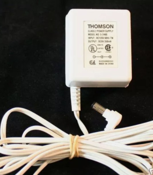 *Brand NEW*Thomson DC9V 350mA AC Adapter 5-2490 Power Supply