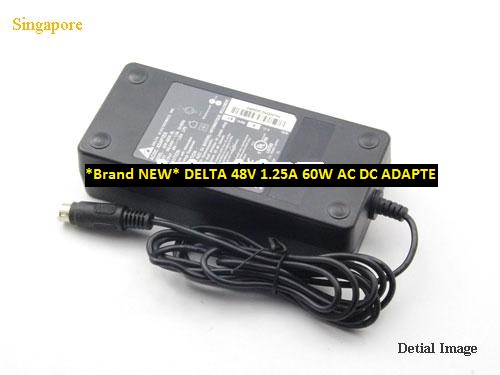 *Brand NEW* 48V 1.25A 60W AC DC ADAPTE DELTA NU60-F480236-I1 NU60-F480125-L1 NU60-F480125-I1 ADP-48DR BL ADP-4