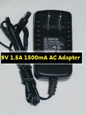 *Brand NEW* 9V 1.5A 1500mA AC Adapter KSAD0900150W1US