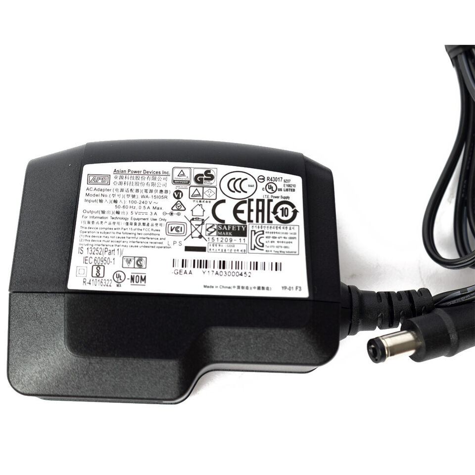 *Brand NEW*Dell OEM Wyse 3040 APD 5V 3A 15W AC Adapter WA-15105R KC0Y2 08KV5W POWER Supply