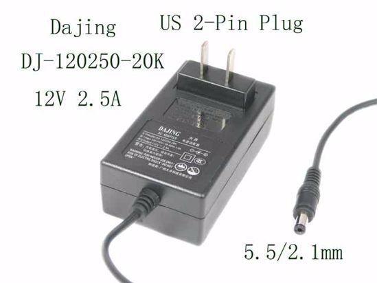 *Brand NEW*Dajing DJ-120250-20K 5V-12V AC ADAPTHE POWER Supply