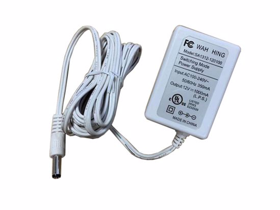 *Brand NEW*5V-12V AC ADAPTHE WAH HING SA1312-120100 POWER Supply - Click Image to Close