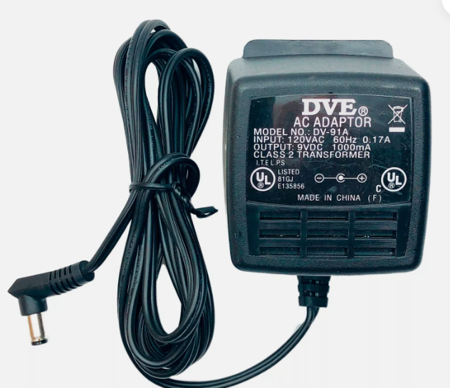 *Brand NEW*Genuine DVE DV-91A AC DC Wall 9VDC 1000mA AC Adapter Power Supply