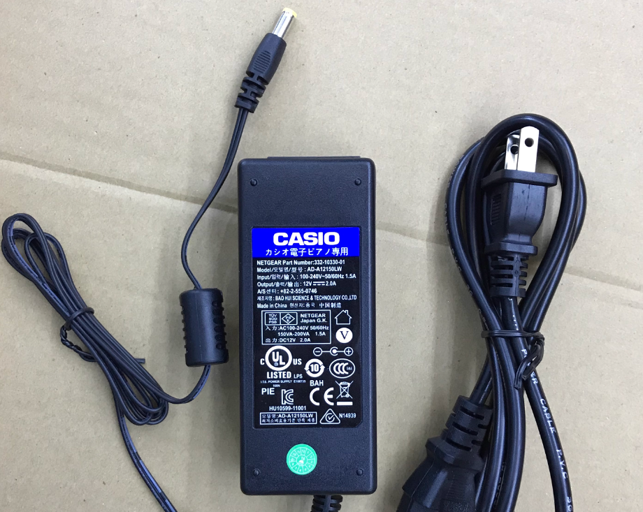 *Brand NEW*CASIO AC-12CL/AD-12ML 12V2A/1.5A AC/AD ADAPTER CPS-60 CTK-750/738 5000 811EX Power Supply