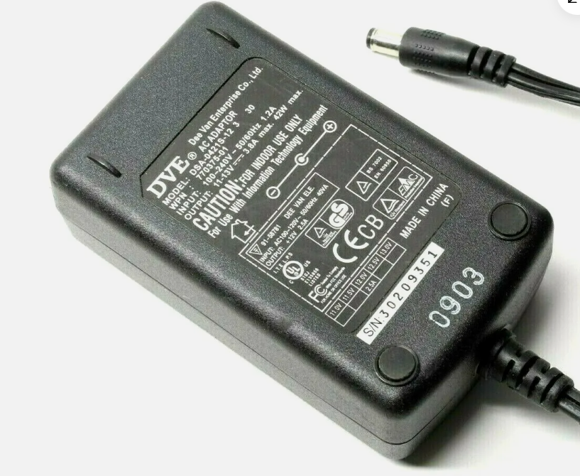 *Brand NEW* DVE DSA-0421S-12 Output 12V 2.5A AC Adapter Charger Power Supply - Click Image to Close