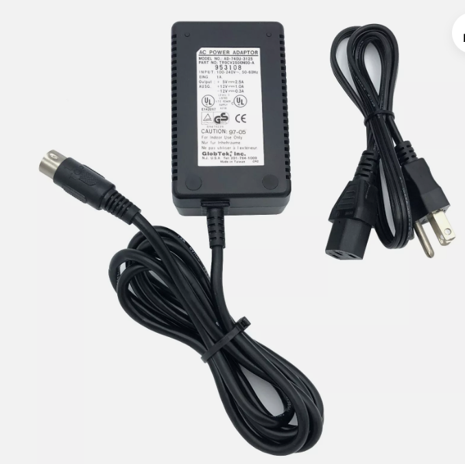 *Brand NEW* Genuine GlobTek AD-740U-3125 5-12V 2.5-1A AC Adapter TR9CV2500N00-A Power Supply