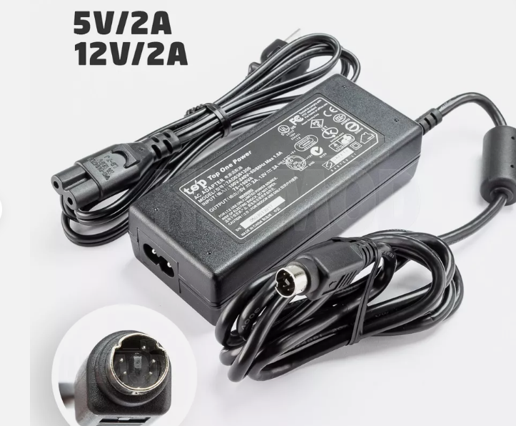 *Brand NEW* TAD0361205 5-Pin Genuine TOP One 5V 12V 2A AC Adapter Charger Power Supply