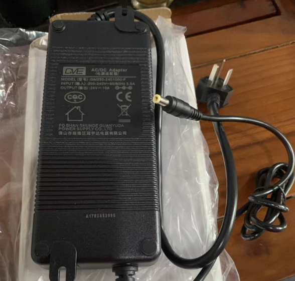 *Brand NEW*GVE GM250-2401000-F 24V 10A DC240W AC/DC ADAPTER Power Supply