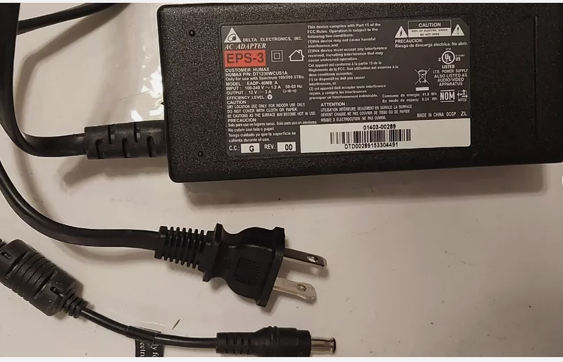 *Brand NEW*Delta 12V 3A AC Adapter EADP-40MB A EPS-3 Power Supply