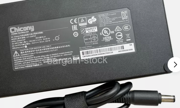 *Brand NEW*Chicony 19.5V 16.9A 330W AC Adapter A17-330P2A Charger 7.4*5.0mm Power Supply