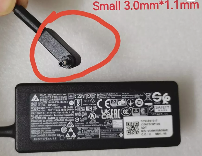 *Brand NEW*Genuine Delta 19V 2.37A 45W AC/DC ADAPTER ADP-45FE F For Acer Aspire 3 N22C6 A315-59-53ER Power Sup